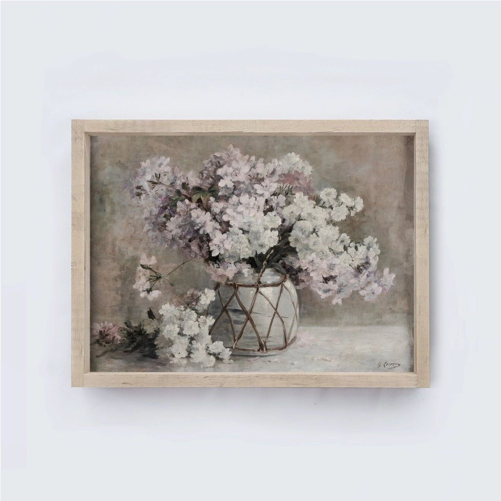 Floral Vintage Framed Art