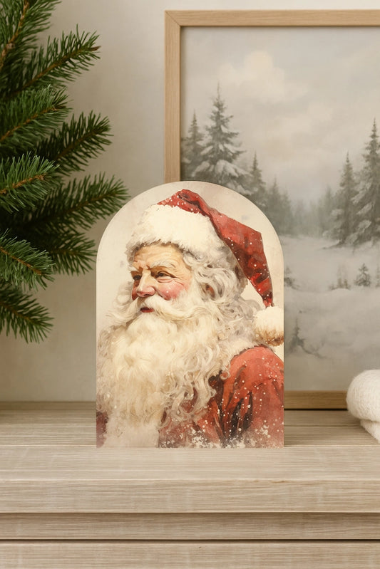 Nostalgic Santa Arch Leaner Board