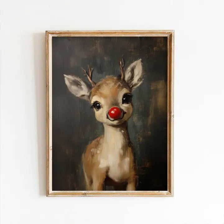 Rudolph Art Print (no frame)