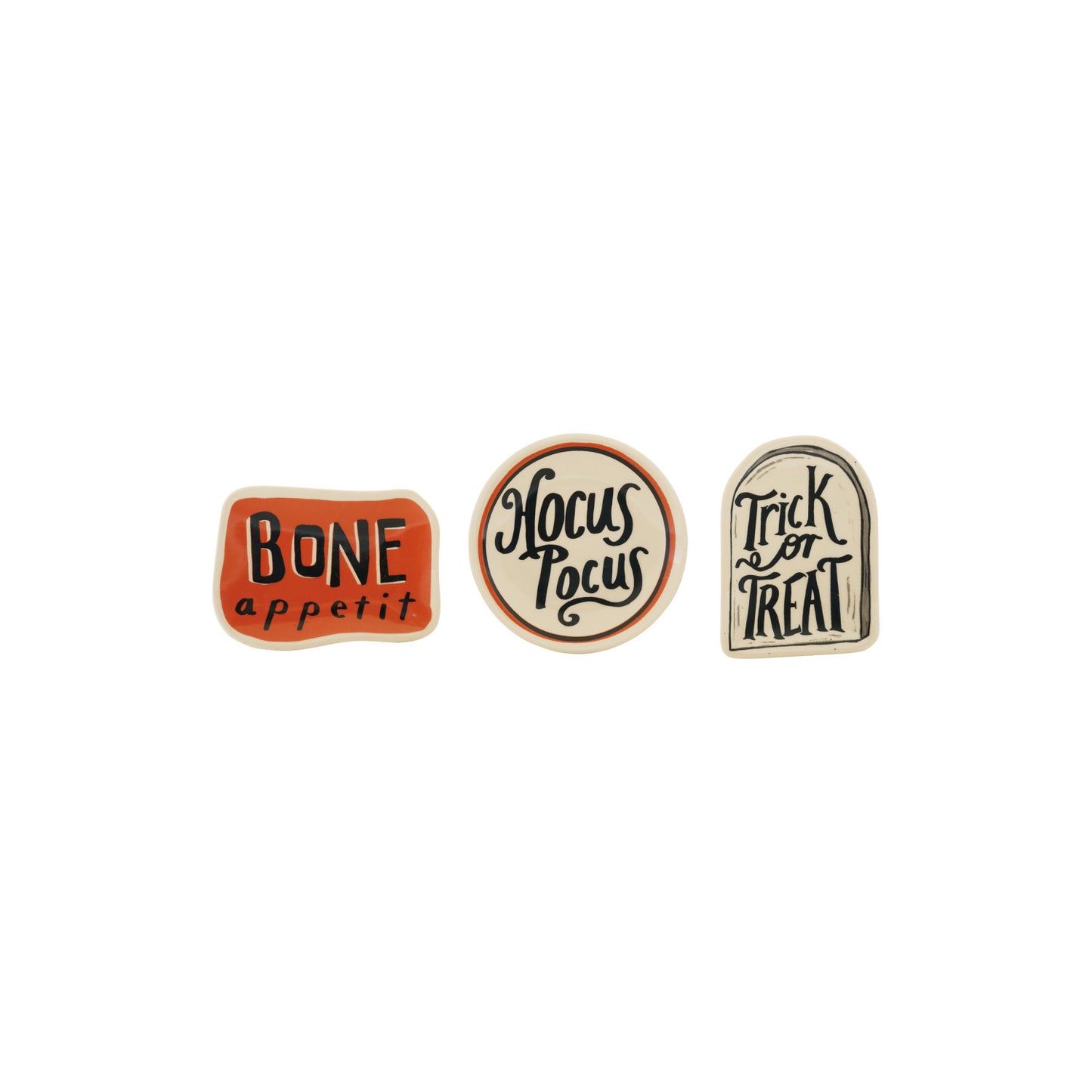 Halloween Mini Tidbit Plates