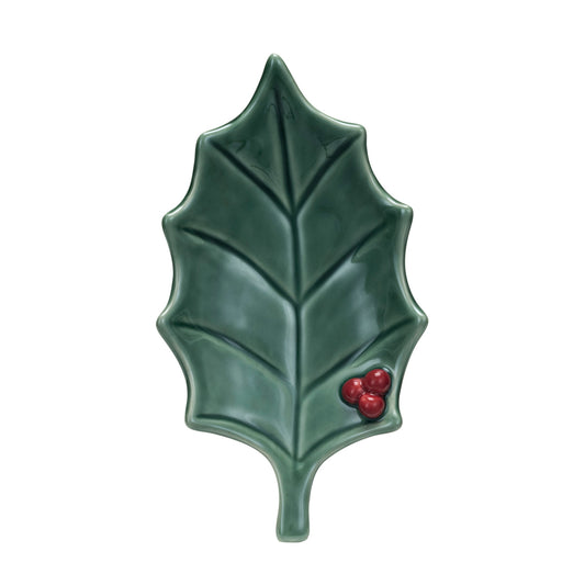 Holly Shaped Dish