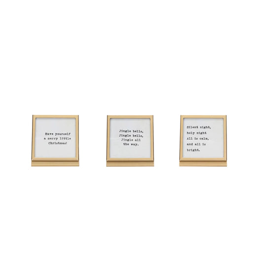 Mini Holiday Gold Frames