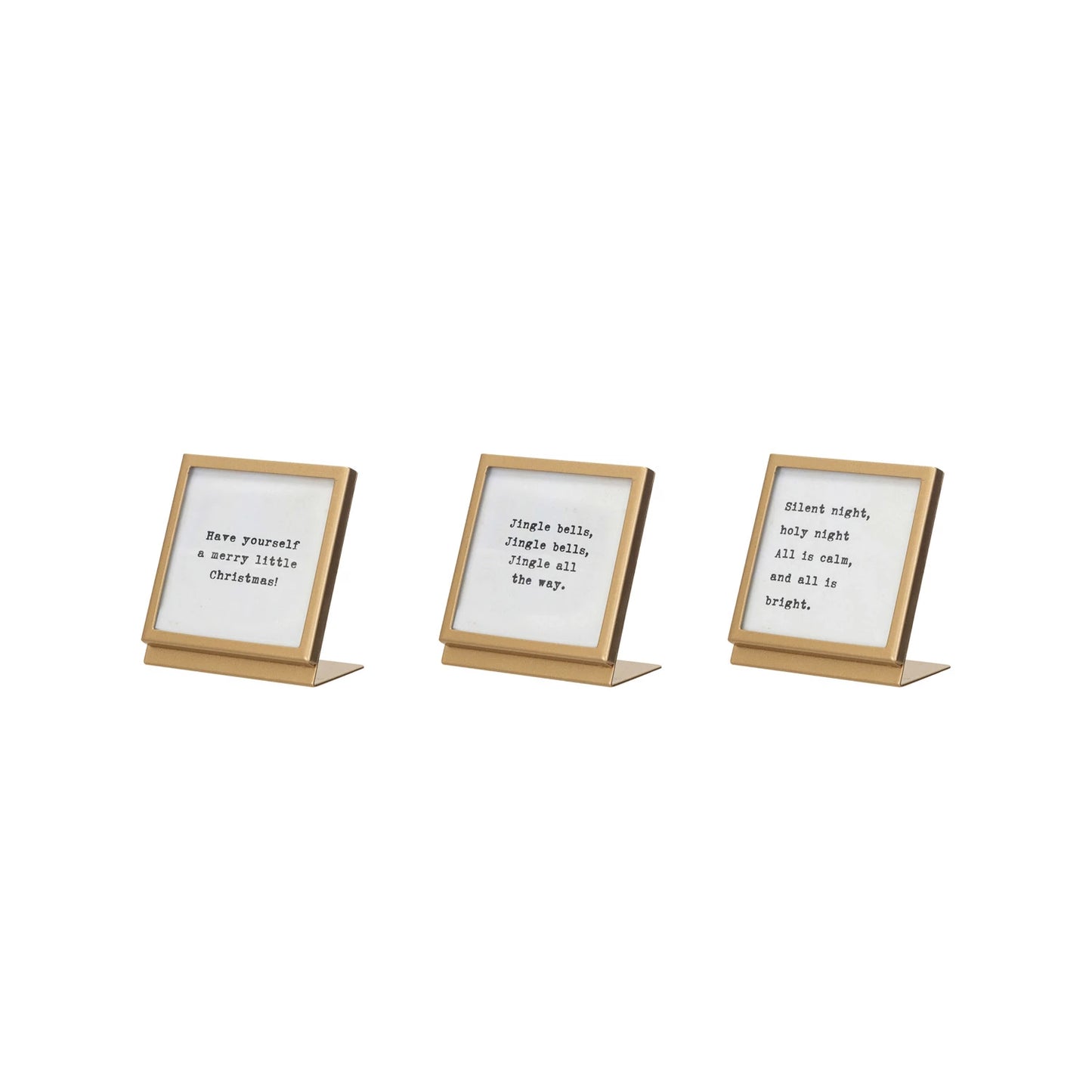 Mini Holiday Gold Frames