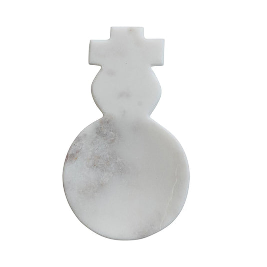 Marble Snowman Spoonrest