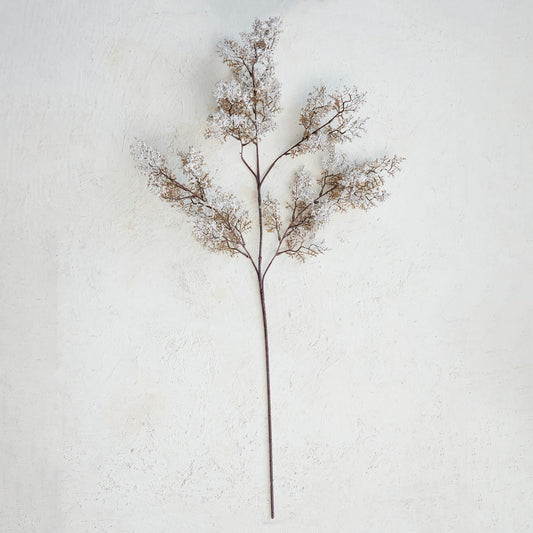 Faux Snowy Juniper Branch- 41"